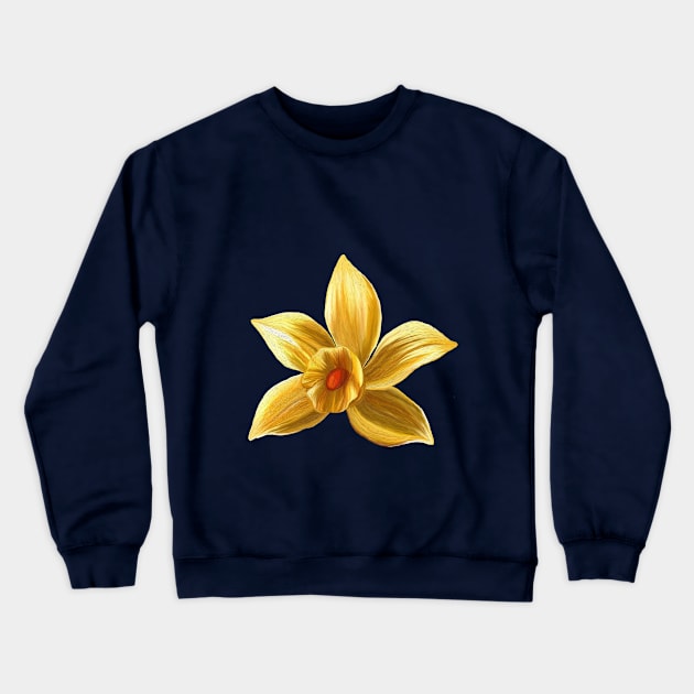 Sweet Vanilla Flower Crewneck Sweatshirt by Veralex